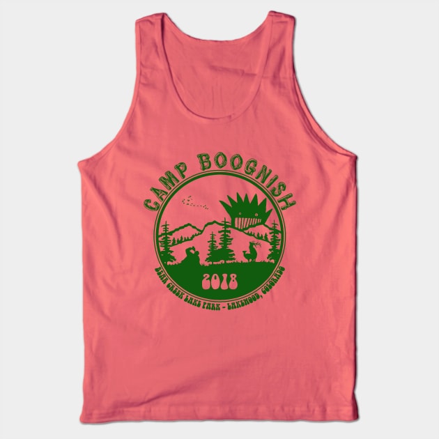 CAMP BOOGNISH (Vintage Green) Tank Top by bradc